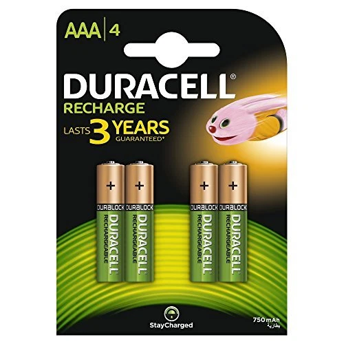 Piles rechargeables alcalins Duracell pour équipement audio et vidéo