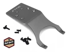 STRC ST3623RGM - Gun Metal Aluminum Rear Skid Plate (Stampede / Slash 2wd)