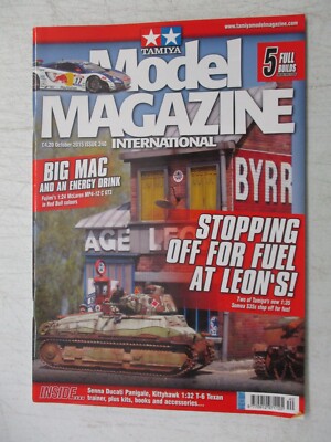 TAMIYA MODEL MAGAZINE INTERNATIONAL UK #240 OCT 2015 MCLAREN MP4-12 C GT3 1/24