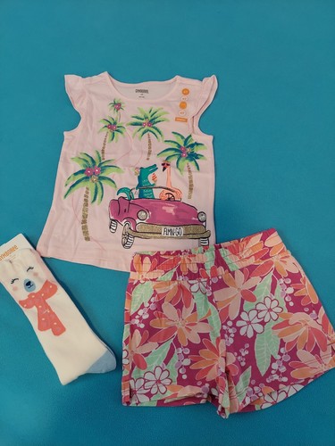 NWT $234 RV GYMBOREE GIRLS SIZE 4- 4T 15 PCS LOT, OUTFITS, TOPS, SHORTS - Picture 4 of 6