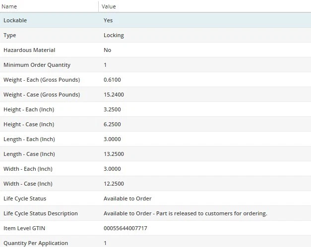 Tapa del tanque de combustible MotoRad MGC771 para Dodge M300 1974 V8-5,2 L Foto 3 de 4
