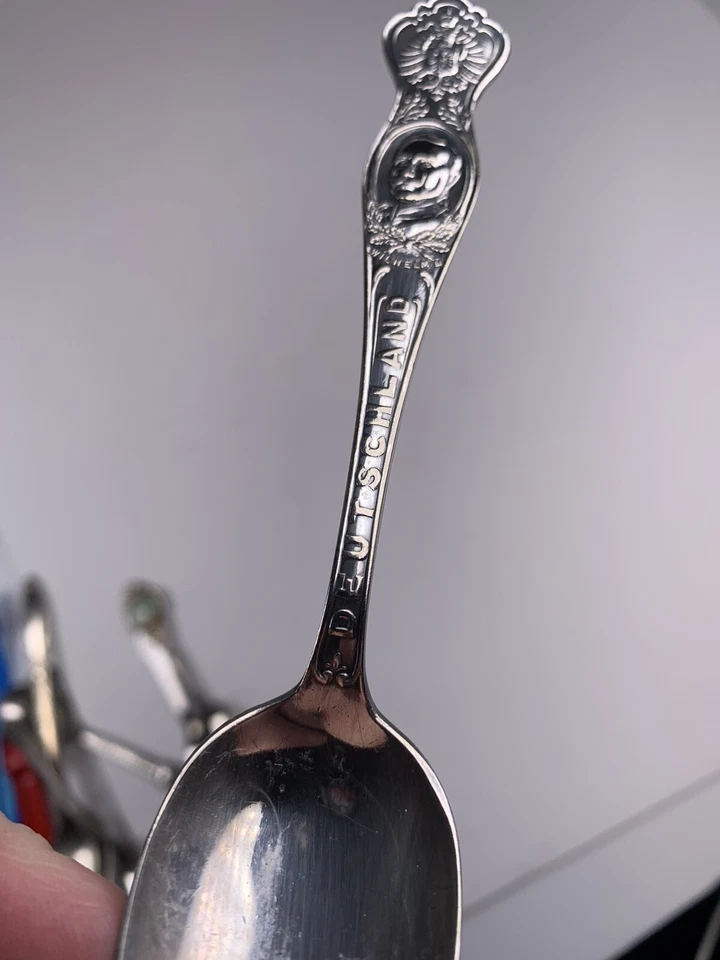 Cuchara de recuerdo Oneida plateada Alemania cuchara Foto 3 de 4
