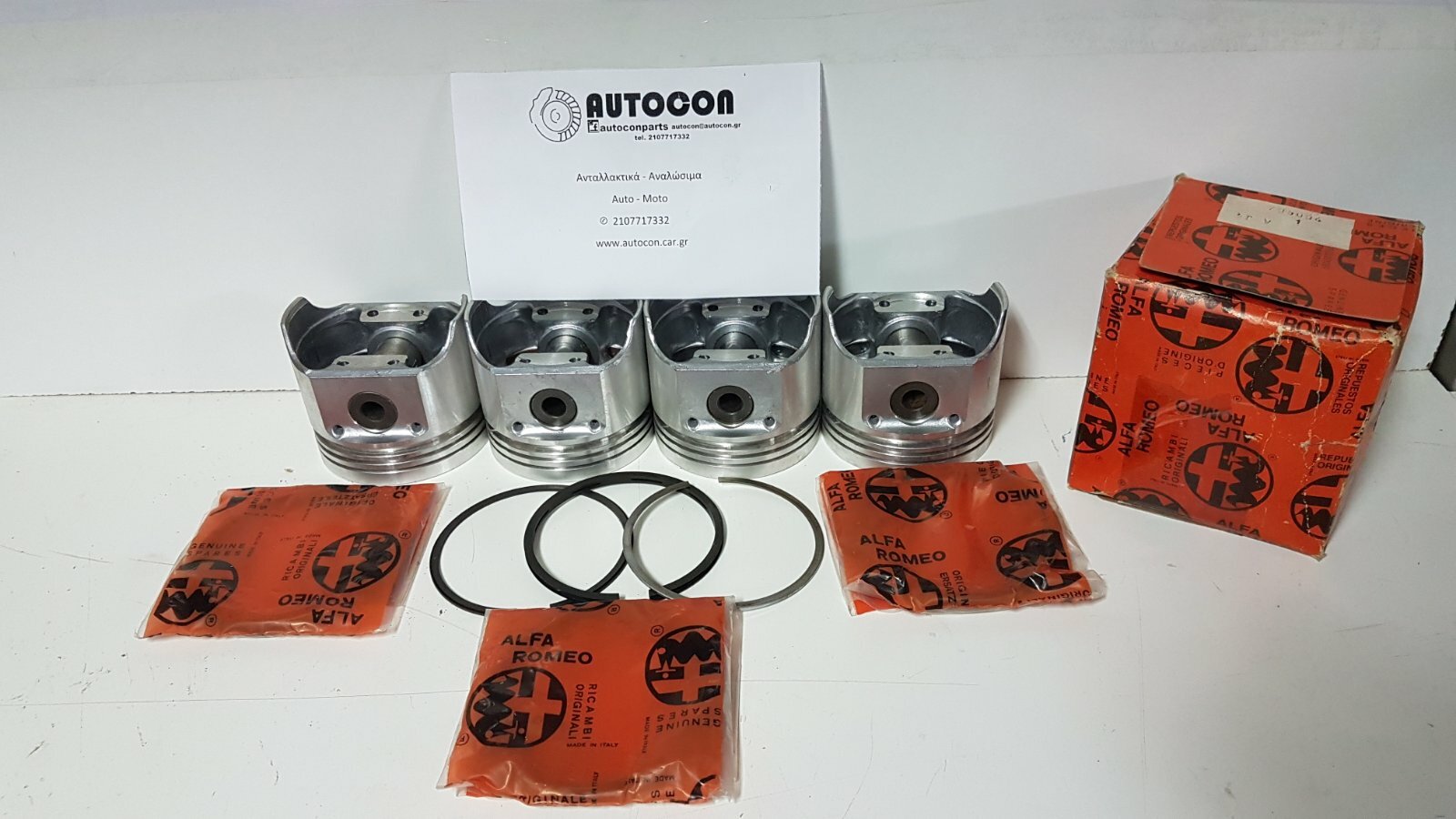 ALFA ROMEO ALFASUD Sprint 33 Boxer Pistons Kolben 80 2mm Borgo for 