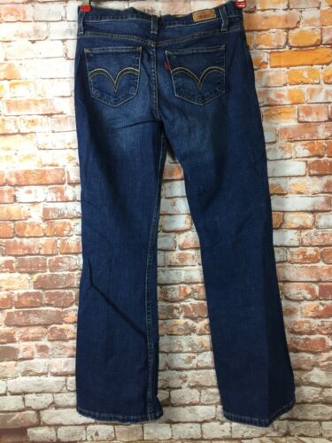 Levi's 524 Women's Jeans Too Superlow Skinny Size 28 Dwj18 - Imagen 1 de 8