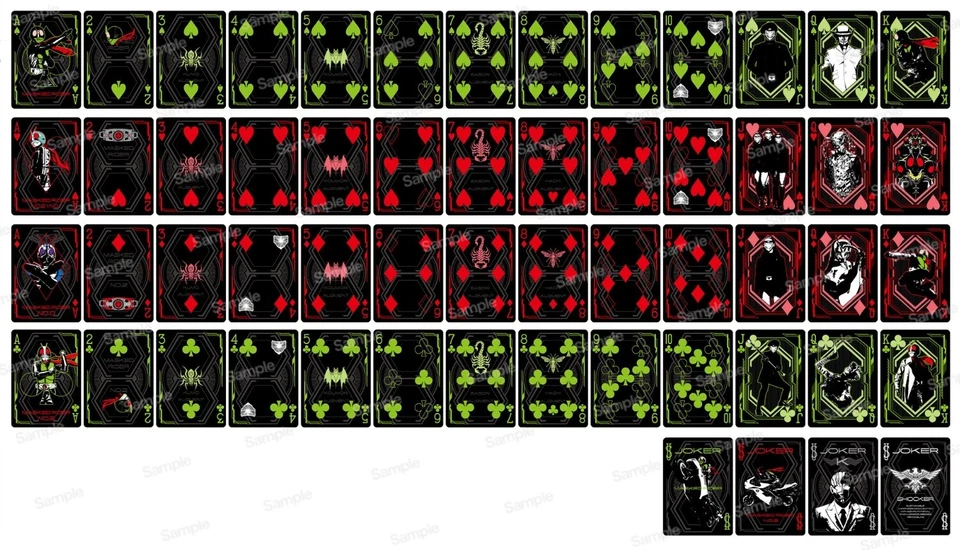 Bicycle Shin Kamen Rider Playing Cards | Rare Trump Japan Anime New - Image 2 of 3