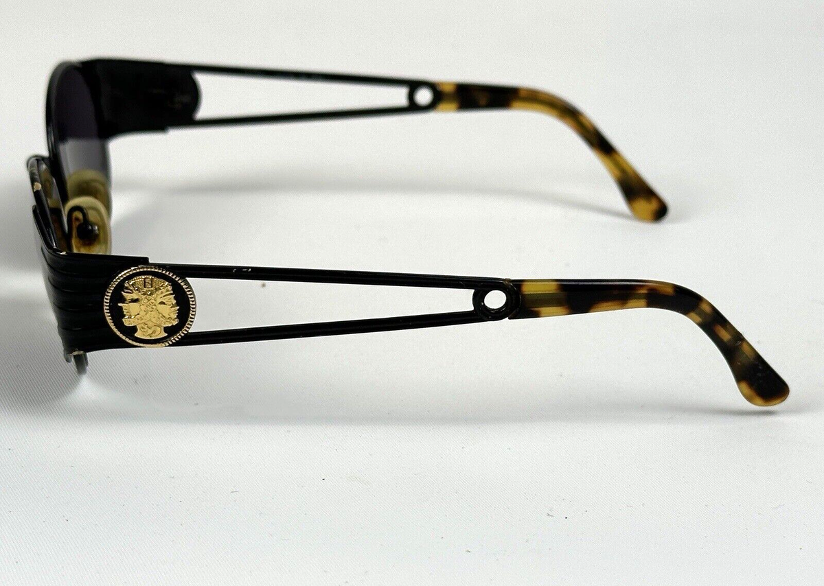 Vintage Fendi Steampunk Sunglasses Coin FS 142 Black  display picture 1