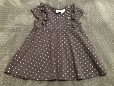 Toddler Girls Dress by Tahari - Grey  Gold - size 4t