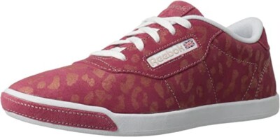 Reebok Cl Lady Duchess Exotics Suede Lace-up Fashion Sneaker Size 5.5