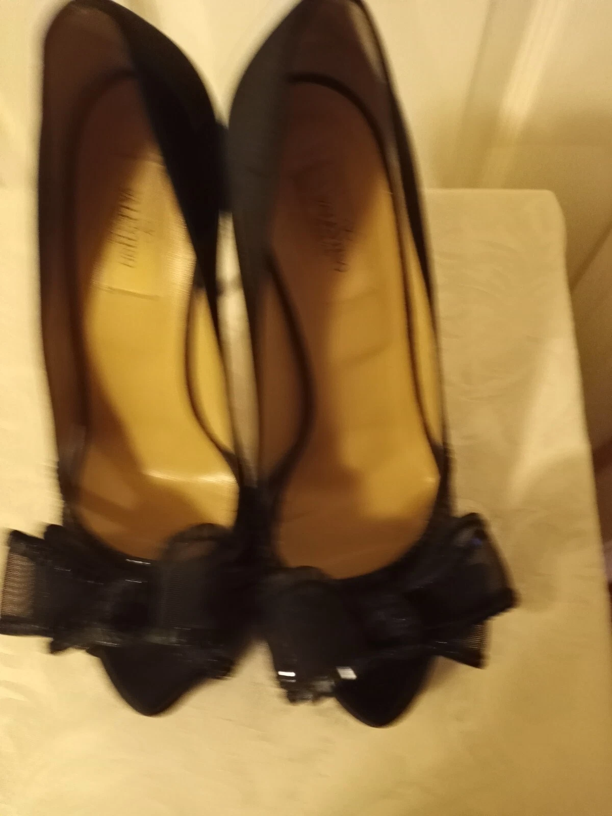 Valentino Fiocco e Vamp Nero Raso 41 Jet Nero Cristallo impreziosito