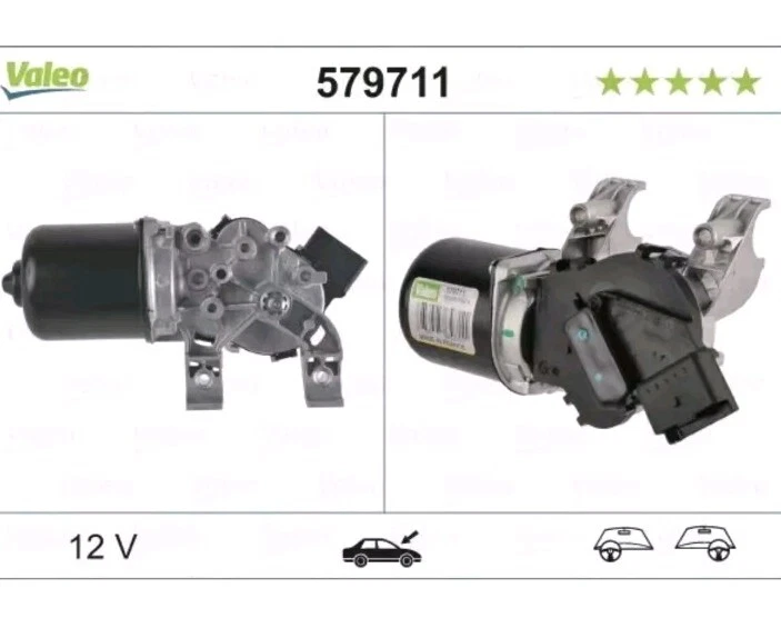 Motor limpiaparabrisas delantero 579711 Valeo 7701054828 genuino calidad superior garantizada nuevo Foto 2 de 2