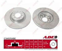 2X ABE C3A025ABE-P Bremsscheibe FüR Audi VW