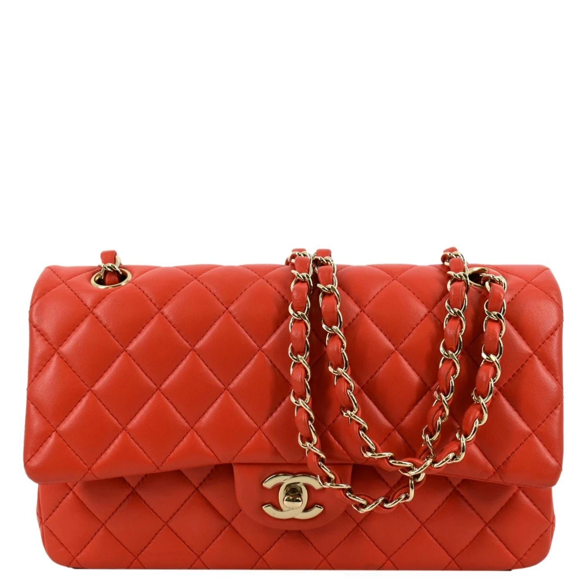 Chanel Red Quilted Caviar Medium Classic Double Flap Gold Hardware,  2003-2004 Available For Immediate Sale At Sotheby's