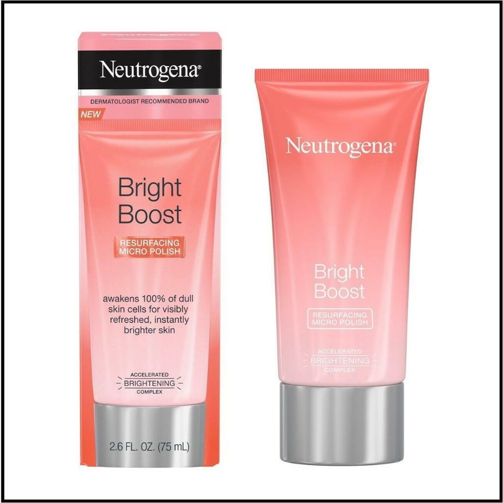 Neutrogena Bright Boost Resurfacing Micro Polish Face Cleanser Dark Spot Reducer