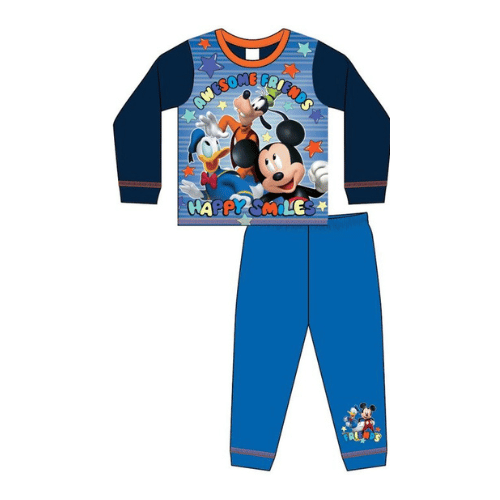 Official Mickey Mouse Character Pyjamas Pajamas Pjs Girls Boys Kids 18m - 5yrs - Picture 1 of 1
