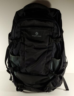 Eagle Creek Backpack 65L Black Internal Frame Zip off Daypack Travel