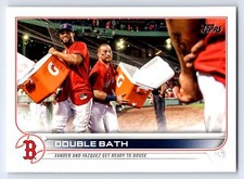2022 Topps #229 Double Bath Boston Red Sox BASEBALL Card