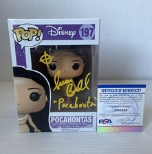 Irene Bedard Signed Autographed Pocahontas Disney Funko Pop 197 PSA/DNA COA