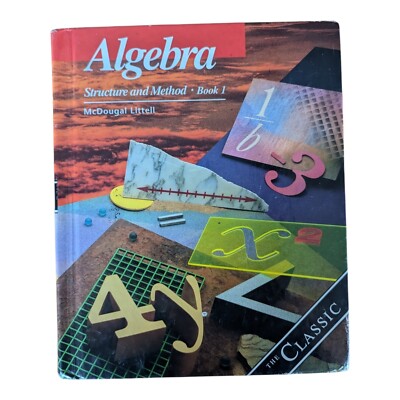 Algebra: Structure and Method, Book 1 - Hardcover By Richard G Brown - GOOD