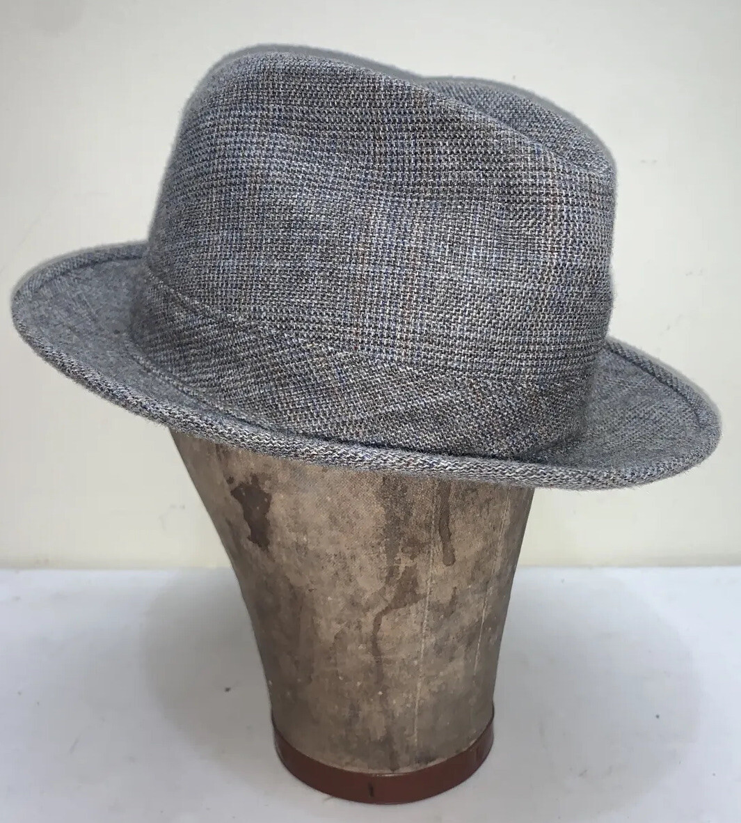 Vtg JCPenney Tweed Fedora United Hatters Union Workers Mens Hat Size 7 1/47 3/8 eBay