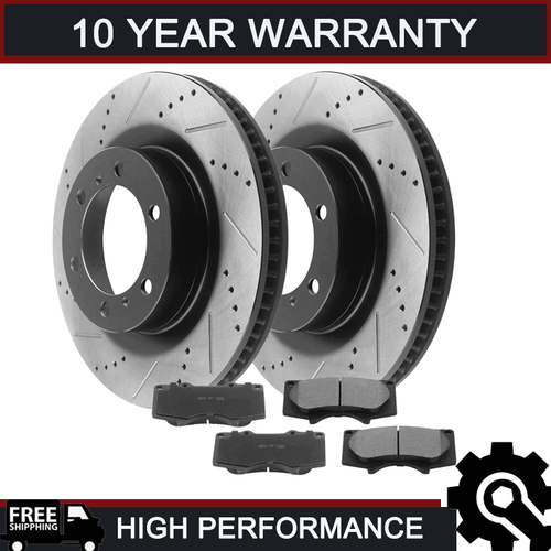 Front Brake Rotor Brake Pad for Lexus GX460 Toyota 4Runner 2010 2020