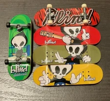 BLIND REAPER LOT OF 5 🛹Tech Deck🛹 4" Finger/Skate Board Rare HTF!