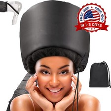 Gorro para secador de pelo con capucha,Gorro para secador de pelo Negra NEW US