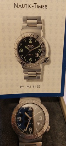 Nautische Instrumente Mühle Glashütte/SA. Nautic-Timer Taucher Armbanduhr ! - Bild 15 von 16