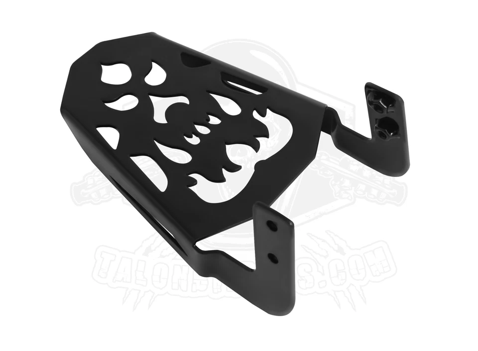 Bagageiro traseiro personalizado para Yamaha 12" Raider SCL encosto de montagem fixa R3 PRETO - Imagem 2 de 4