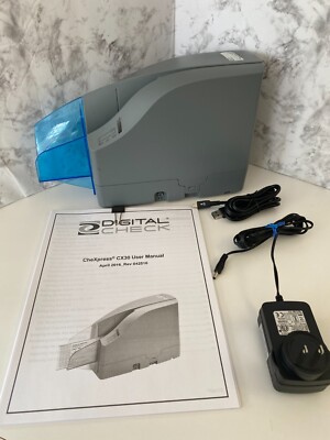 Digital Check CX30 Chexpress Inkjet Check Scanner 152000-02