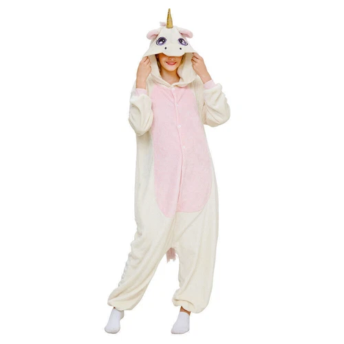 Unisex Pyjama Pajamas Kigurumi Onesie11 Adult Animal Xmas Cosplay Costume New - Picture 13 of 19