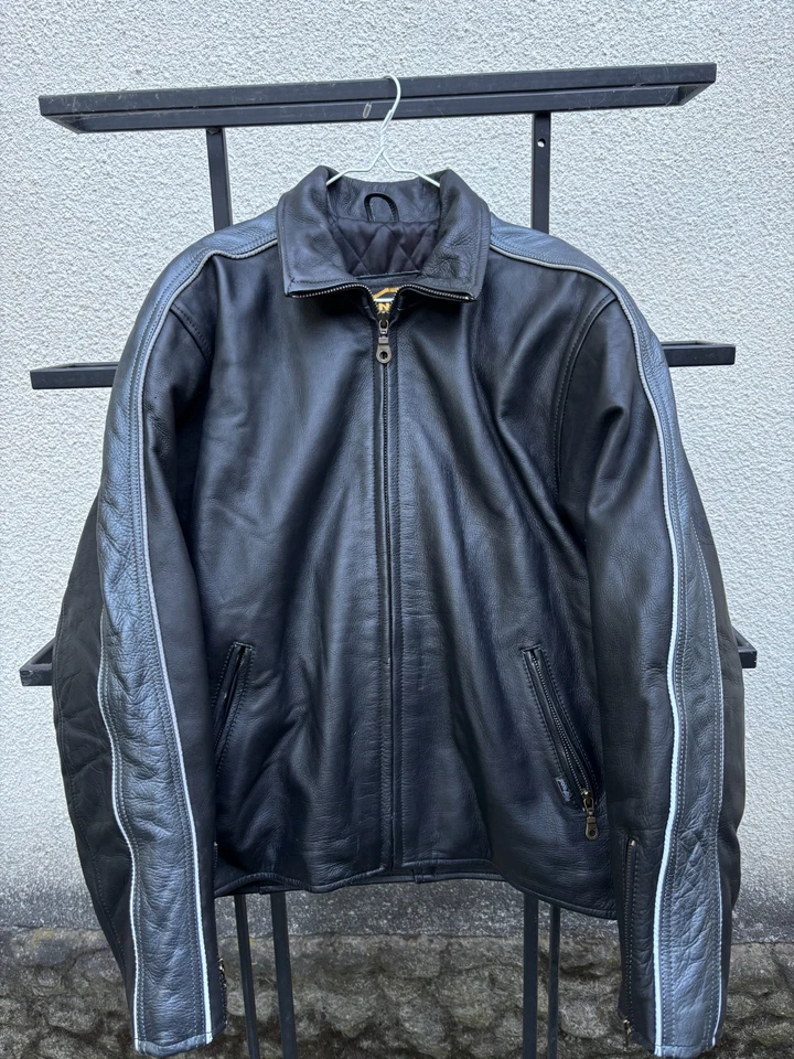 Rare VTG Yohji Yamamoto Style Cropped Kanye Boxy Leather Jacket - Image 2 of 4