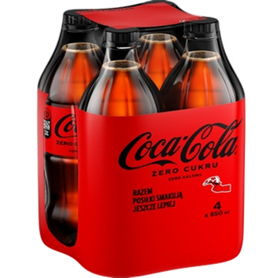 5000112678437 Coca-Cola Zero 4 x 850ml Coca-Cola HBC Polska Sp. z o.o.