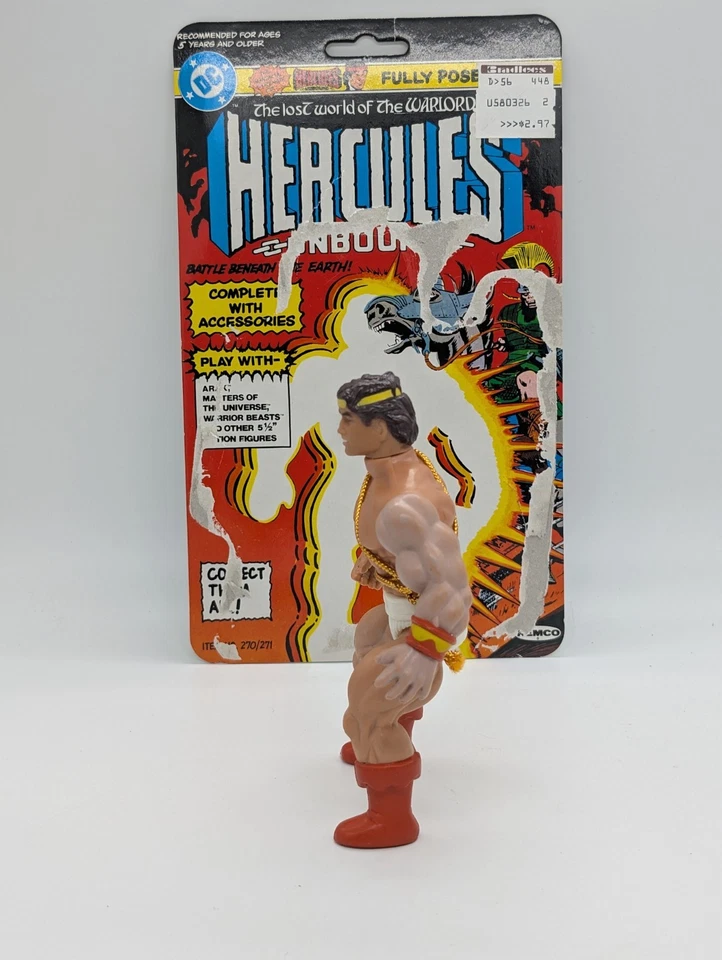 Hercules Lost World Of The Warlord 1982 Remco Action Figure DC MOTU With Card - Image 3 of 4