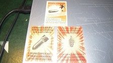 "Attention munition non explosée" étiquettes boite d'allumette Ancienne Pologne