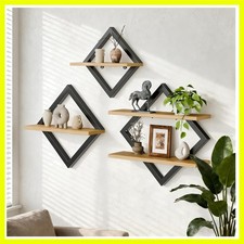 Set of 3 Floating Shelves for Wall, Hanging Wall Shelves Decor living Room  ...