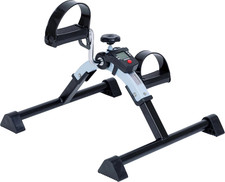 under Desk Bike Pedal Exerciser with Electronic Display - Fully Assembled Foldin