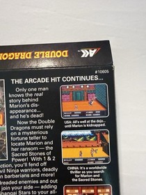 Double Dragon III NES Nintendo Empty Box And Manual Only No Game Not Wata Graded