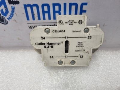 Cutler-Hammer C320KG4 Definite Purpose Motor Control Auxiliary Contact / EATON