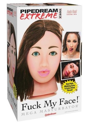 face fuck sex toy Face Fuk II Dildo Face Fucking Fuck Strap On Harness BDS&M Pegging Bondage  Master Series AE800 Free Discreet USA Shipping main image 1