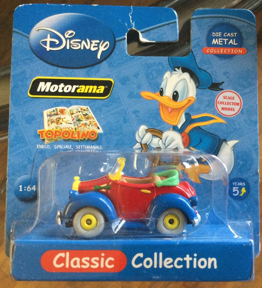 Motorama Disney 1/64 Lotto N.11 Auto Modelli New MISB -Raro Vd Dettaglio  e Foto - Immagine 4 di 4
