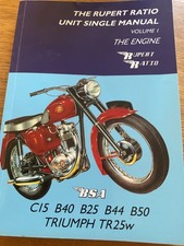 RUPERT RATIO, UNIT SINGLE MANUAL Vol.1EVERYTHING BUT THE ENGINE, BSA triumph
