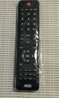 New AOC TV Remote Control 98GR7BDBNEACD for LC32W063, LE22H067, LC42H163
