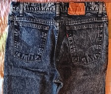 VINTAGE Made in USA 1980s Levis 506 Jeans Stonewash Blue Denim VHTF W30 L34