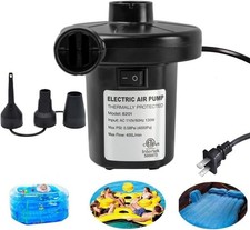 Electric Air Pump Inflatables Air Mattress Pump Bed Pool Toy Raft Boat Quick