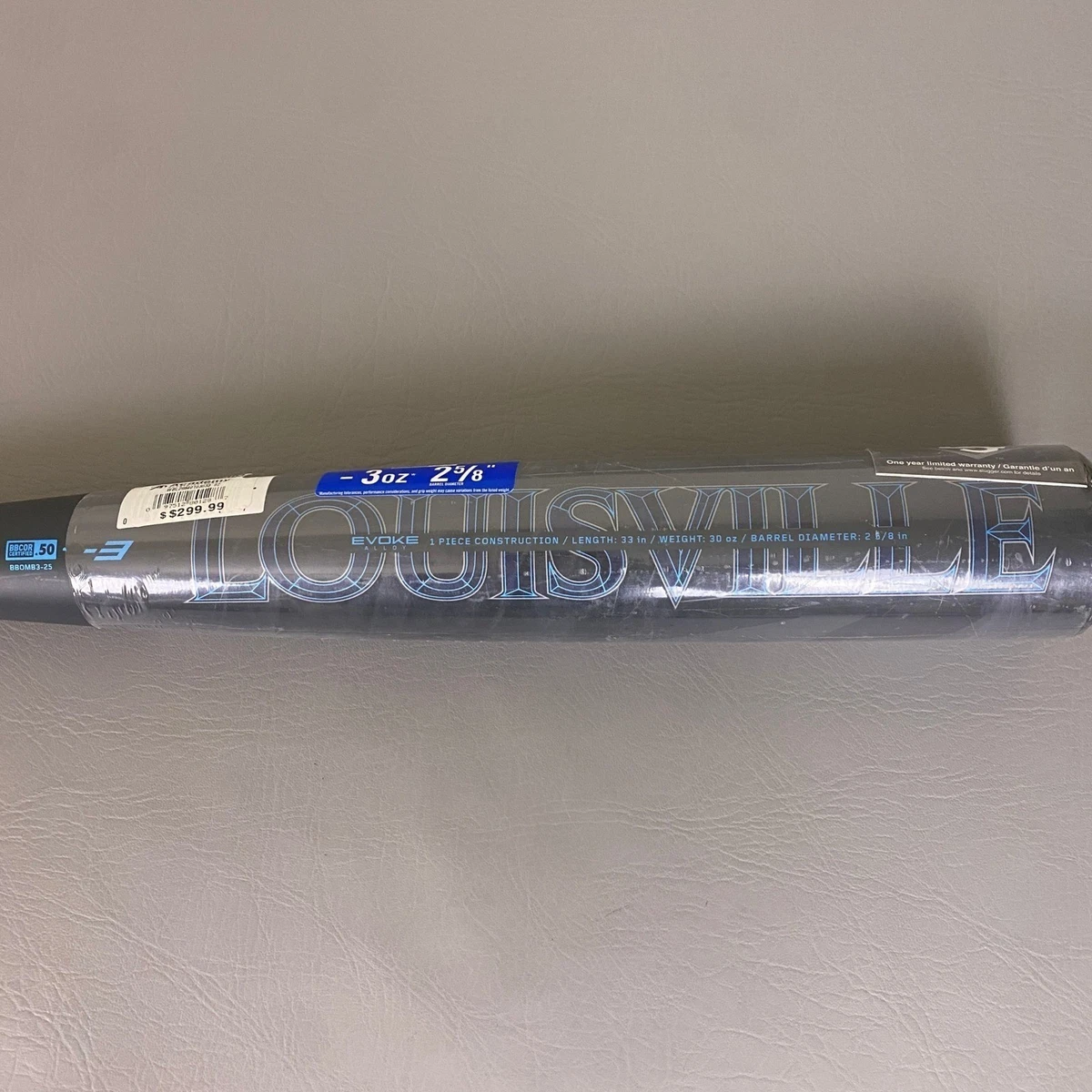 Louisville Slugger Omaha Evoke 2025 BBCOR Baseball Bat 33/30 New Sealed