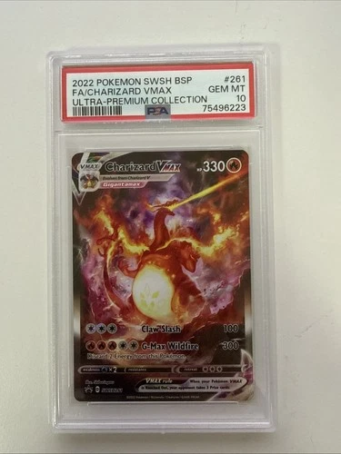 2019-2023 Pokemon SWSH Black Star Promos Charizard VM #SWSH261 PSA 10 Gem Mint