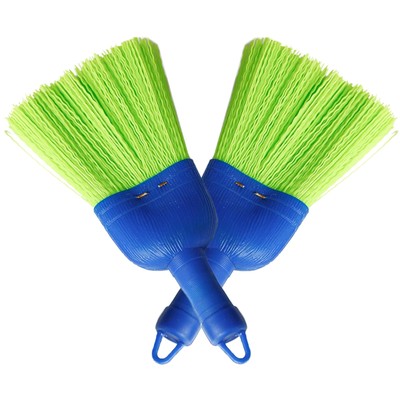 2pcs Whisk Broom Handheld Pinsel langlebiger Polyfaser & Nylon -Borste