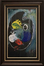 Portrait Graffiti Abstract Art Painting, Graffiti + Art Palette Art Basil 