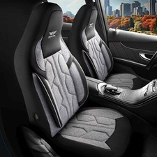 Pilot Sitzbezug passend für Nissan Pulsar in Grau Schwarz 1098P073