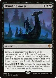 Haunting Voyage #75 Mythic Commander: Lorwyn Eclipsed